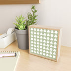 Clovers XXVI Natural Green Botanical Pattern Mini Art Print Gallery Image 2