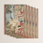 Antique Brussels Tapestry 18th Century The Wedding of Psyche  Wrapping Paper Gallery Image 3