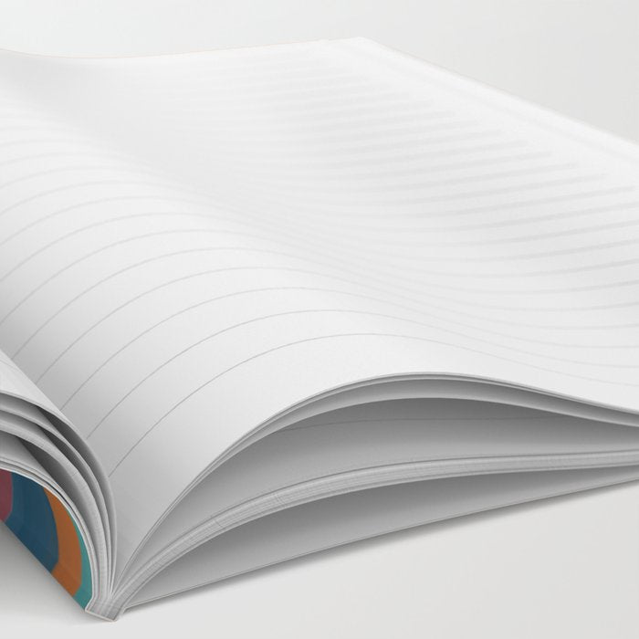 Sunset Over The Water - in Orange, Teal, and Blue Notebook Gallery Image 2