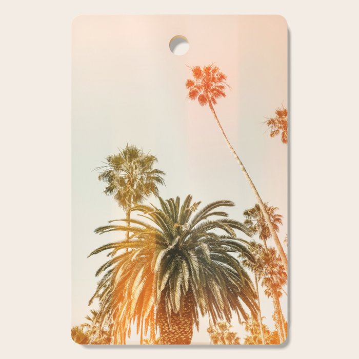 California Palms 2 - Modern Fine Art Print Cutting Board Gallery Image 1