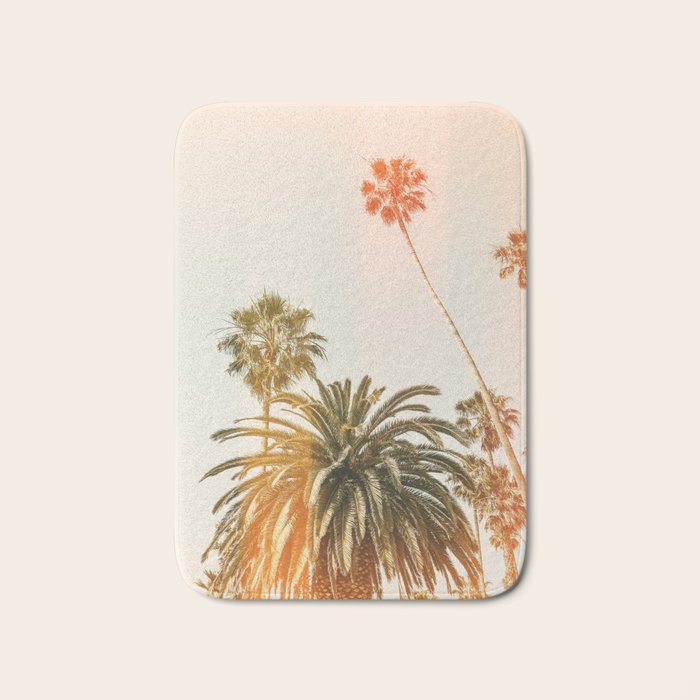 California Palms 2 - Modern Fine Art Print Bath Mat Gallery Image 1
