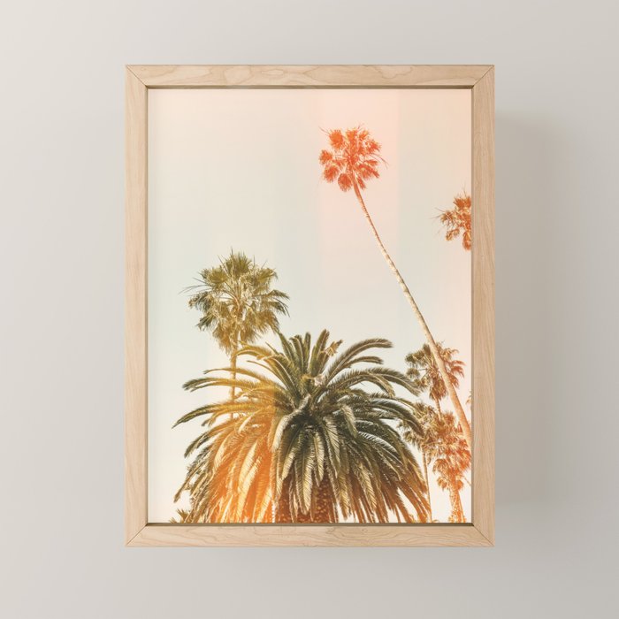 California Palms 2 - Modern Fine Art Print Mini Art Print Gallery Image 1