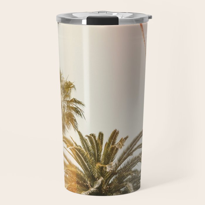 California Palms 2 - Modern Fine Art Print Travel Mug Gallery Image 1