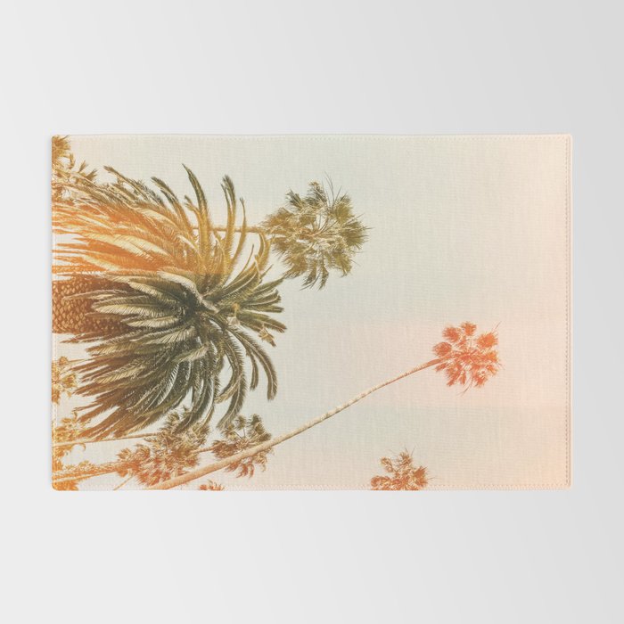 California Palms 2 - Modern Fine Art Print Rug Gallery Image 2