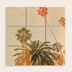California Palms 2 - Modern Fine Art Print Wood Wall Art Gallery Image 1
