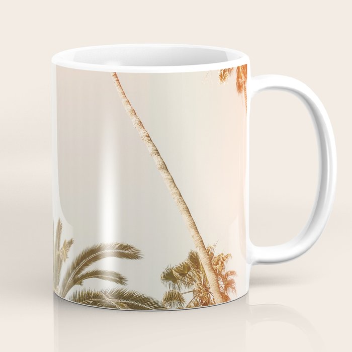 California Palms 2 - Modern Fine Art Print Coffee Mug Gallery Image 1