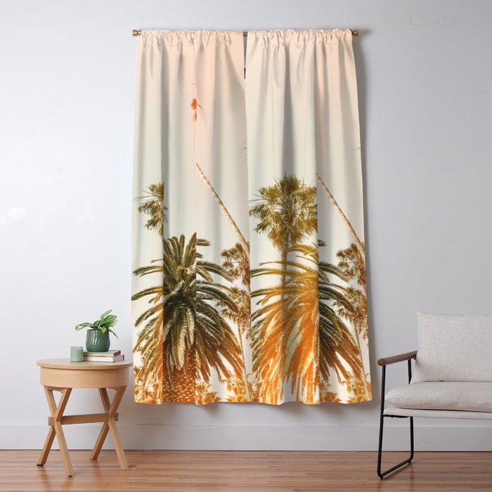 California Palms 2 - Modern Fine Art Print Window Curtain Gallery Image 5