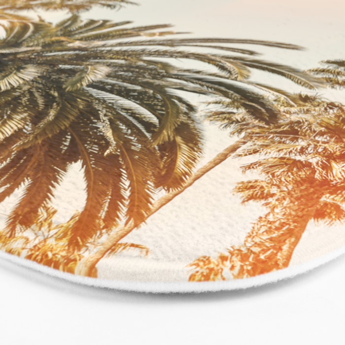 California Palms 2 - Modern Fine Art Print Bath Mat Gallery Image 3