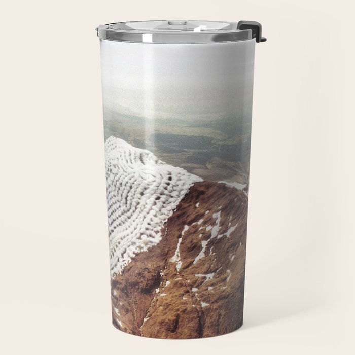 Doily Peaks - Snow Crochet Travel Mug Gallery Image 2