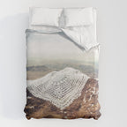 Doily Peaks - Snow Crochet Duvet Cover Gallery Image 6