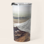 Doily Peaks - Snow Crochet Travel Mug Gallery Image 3