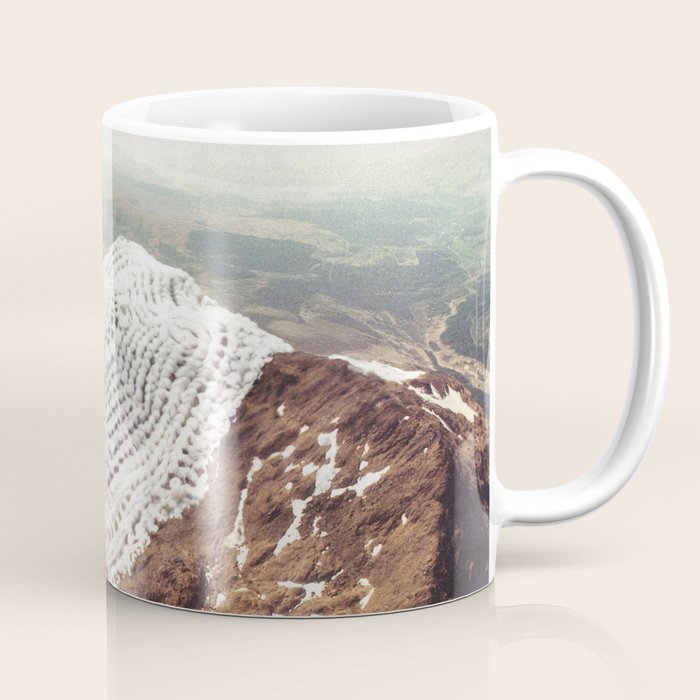 Doily Peaks - Snow Crochet Coffee Mug Gallery Image 1