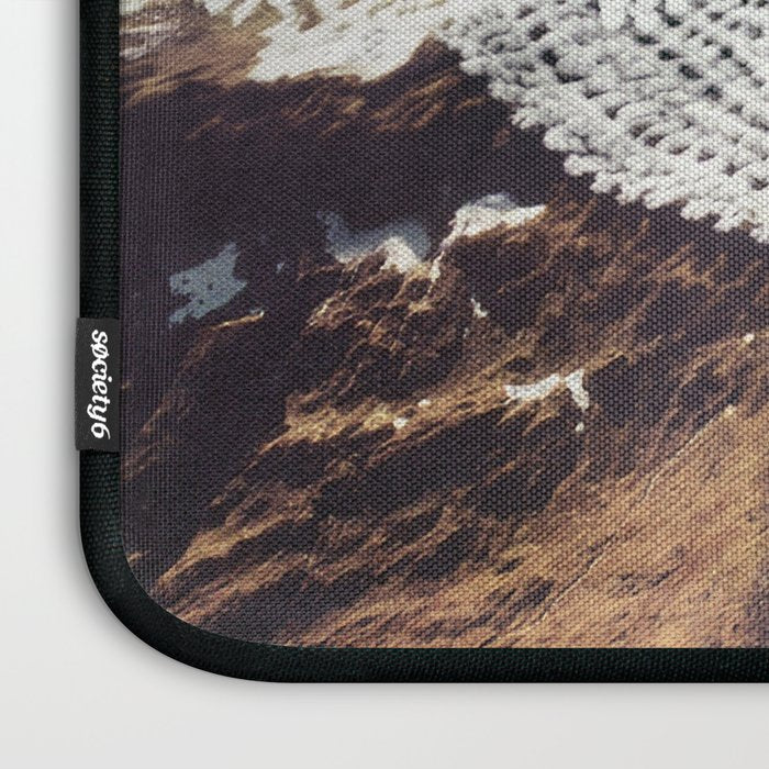 Doily Peaks - Snow Crochet Laptop Sleeve Gallery Image 3