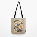 Snake and Sunflowers - Harvest Colors Tote Bag Gallery Image 2