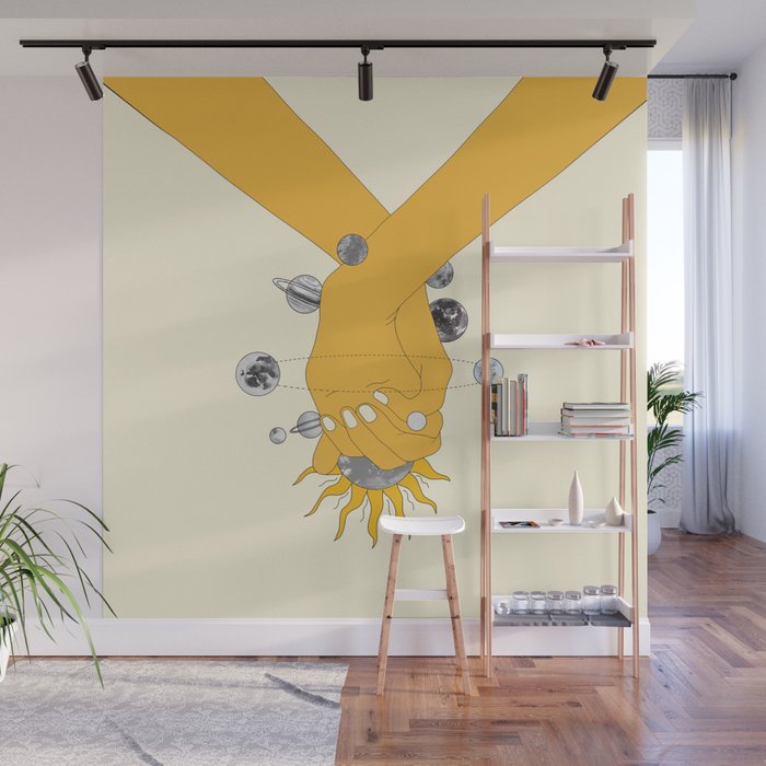 Everything Revolves Around Us Wall Mural Gallery Image 1