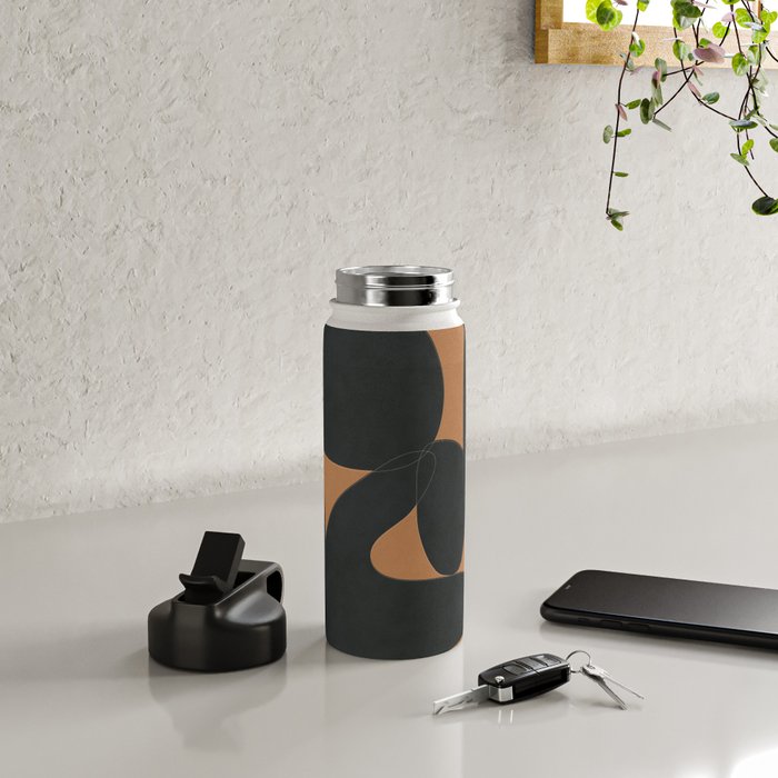 Modern Abstract Art 26 Water Bottle Gallery Image 4