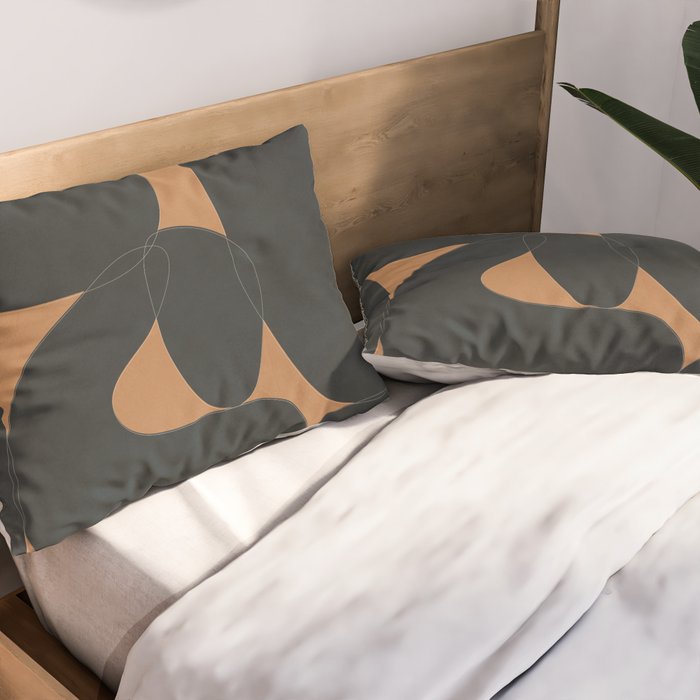 Modern Abstract Art 26 Pillow Sham Gallery Image 2