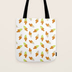 Matcha and Taro Taiyaki Ice Cream Cones Tote Bag Gallery Image 1