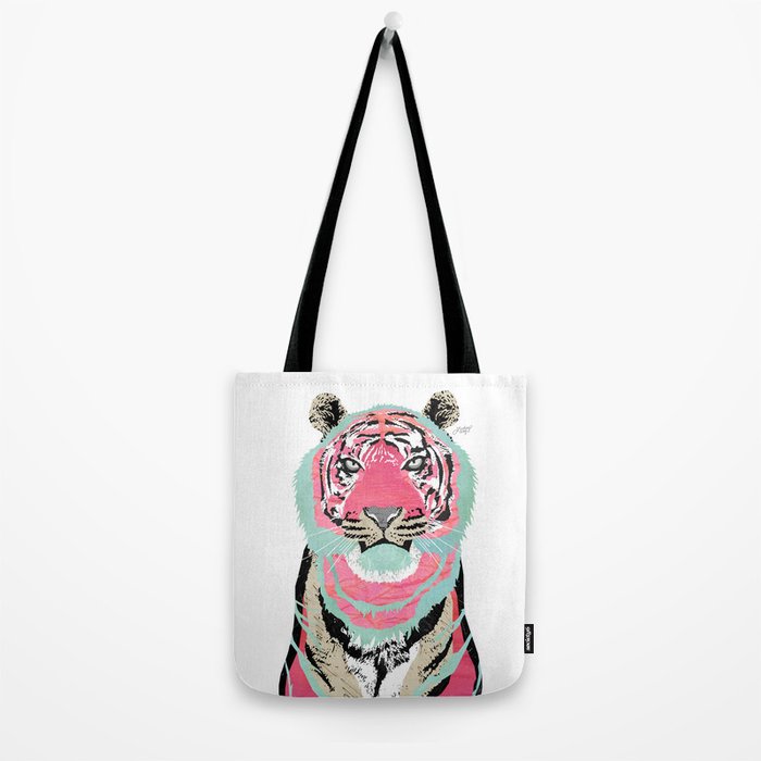 Pink Tiger Tote Bag Gallery Image 2