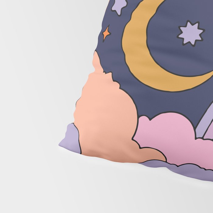 DREAMY CLOUDY NIGHT Pillow Sham Gallery Image 4