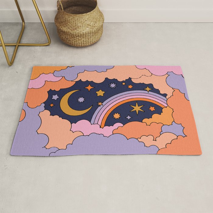 DREAMY CLOUDY NIGHT Rug Gallery Image 1