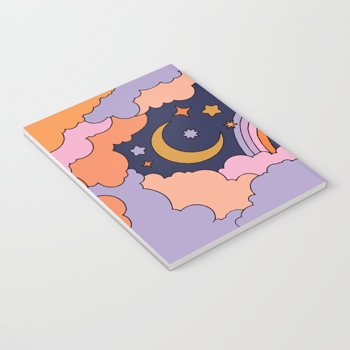 DREAMY CLOUDY NIGHT Notebook Gallery Image 3