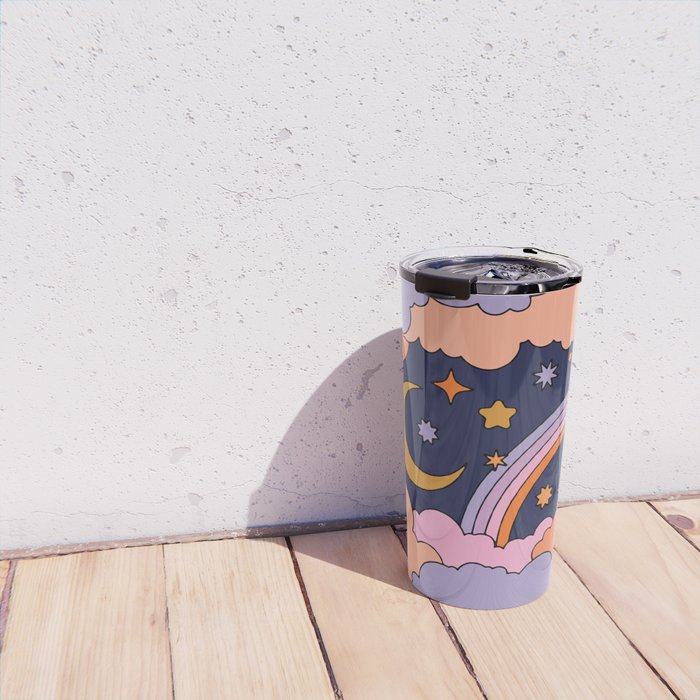 DREAMY CLOUDY NIGHT Travel Mug Gallery Image 4