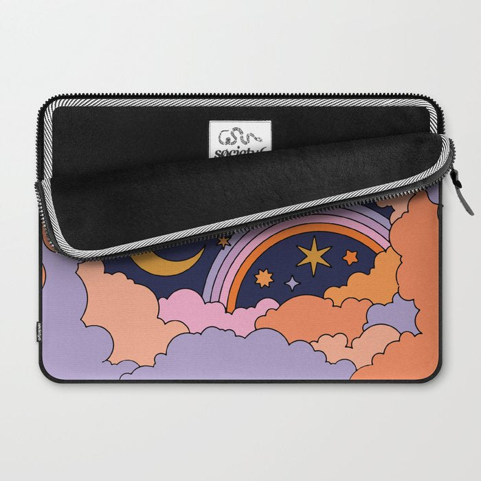 DREAMY CLOUDY NIGHT Laptop Sleeve Gallery Image 2