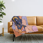 DREAMY CLOUDY NIGHT Throw Blanket Gallery Image 1