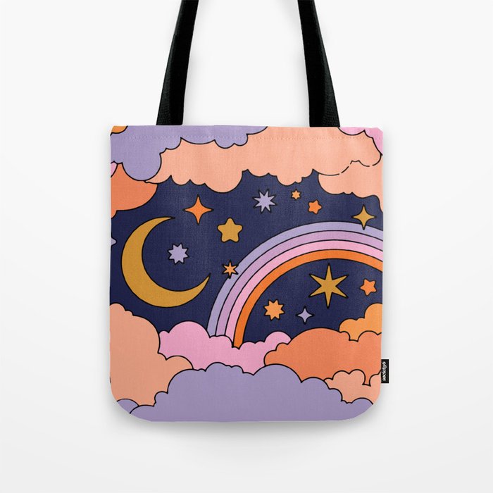 DREAMY CLOUDY NIGHT Tote Bag Gallery Image 1