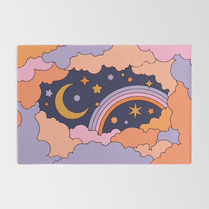 DREAMY CLOUDY NIGHT Rug Gallery Image 2
