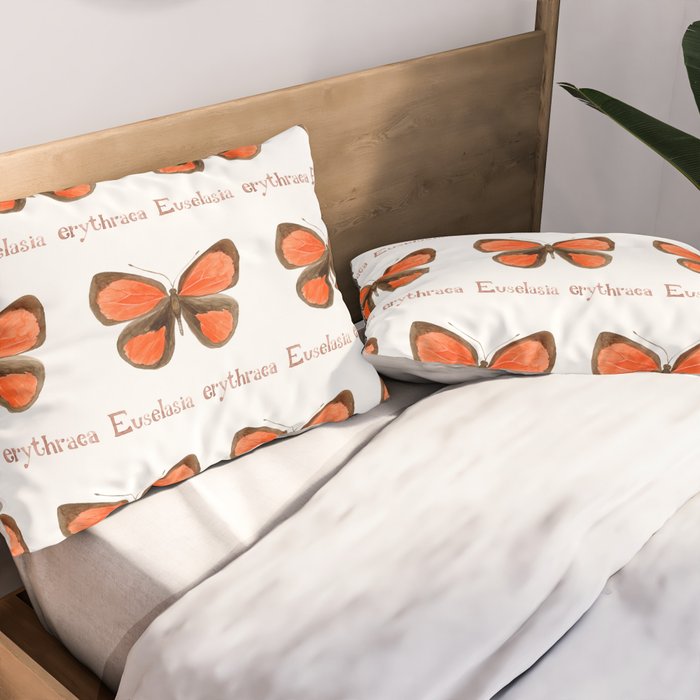 Butterfly - Euselasia erythraea Pillow Sham Gallery Image 2