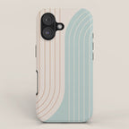 Two Tone Line Curvature XL iPhone Case Gallery Image 1