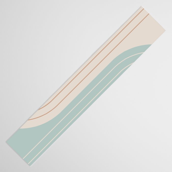 Two Tone Line Curvature XL Table Runner Gallery Image 3