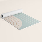 Two Tone Line Curvature XL Yoga Mat Gallery Image 2