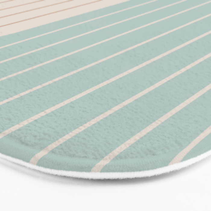 Two Tone Line Curvature XL Bath Mat Gallery Image 3
