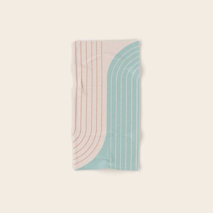 Two Tone Line Curvature XL Bath Towel Gallery Image 1