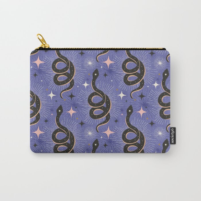 Slither Through The Stars Very Peri Carry All Pouch Gallery Image 1