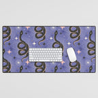 Slither Through The Stars Very Peri Desk Mat Gallery Image 1