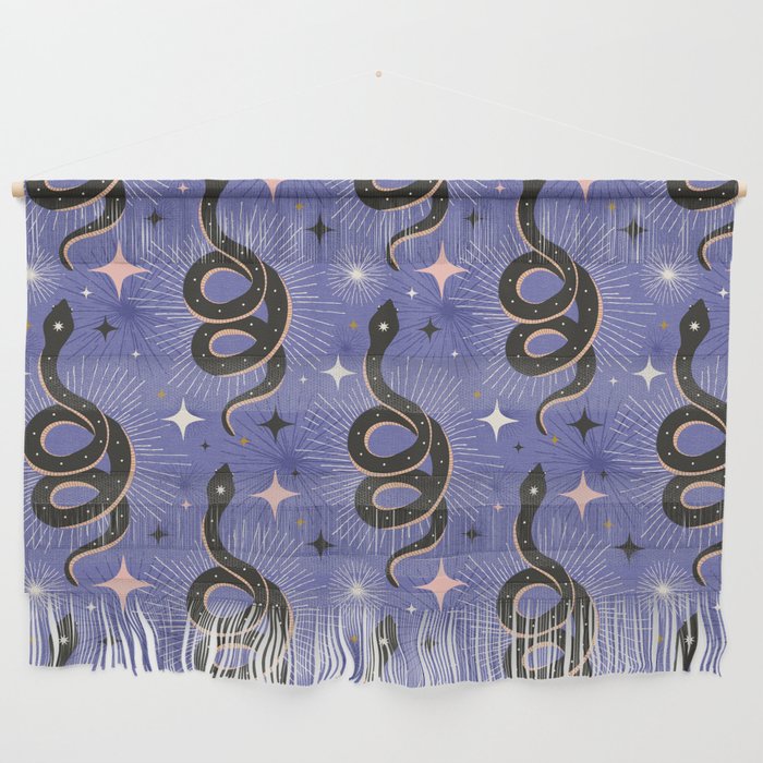 Slither Through The Stars Very Peri Wall Hanging Gallery Image 1
