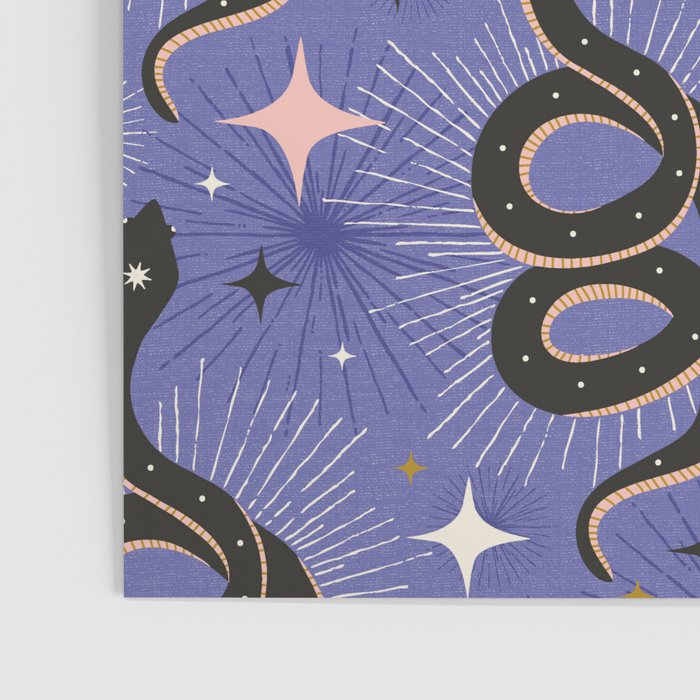Slither Through The Stars Very Peri Poster Gallery Image 3