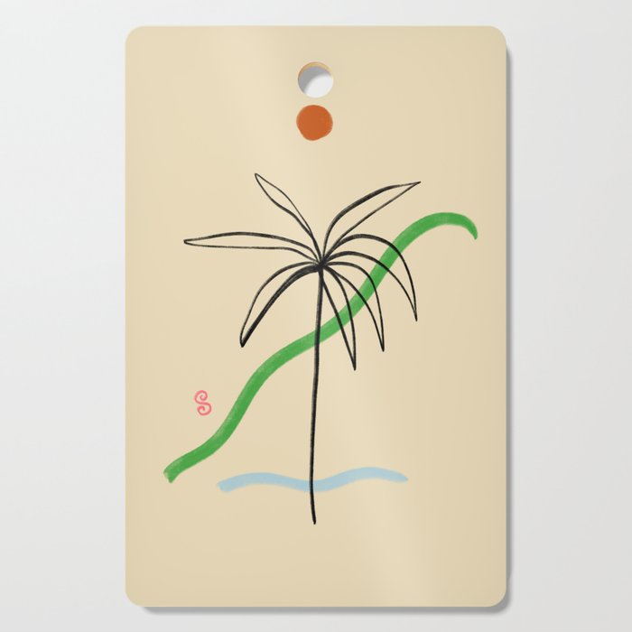 A SIMPLE TROPICAL DREAM Cutting Board Gallery Image 1