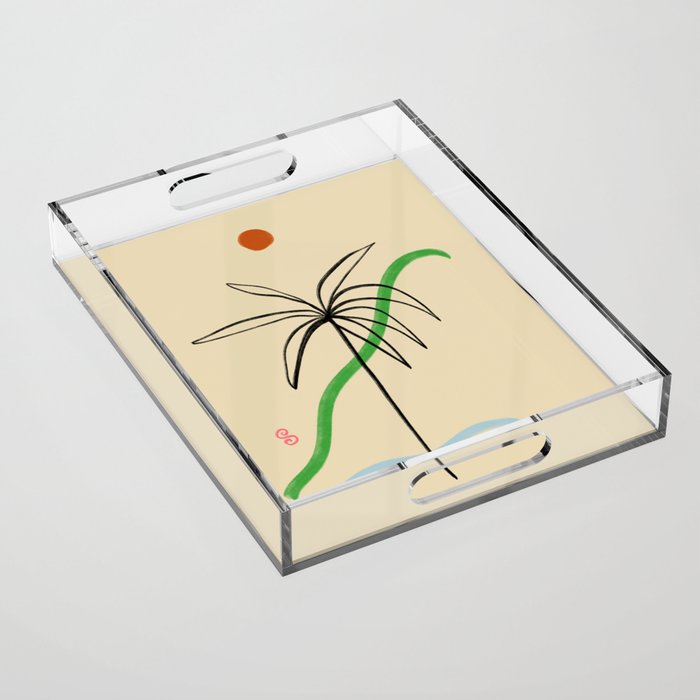 A SIMPLE TROPICAL DREAM Acrylic Tray Gallery Image 1