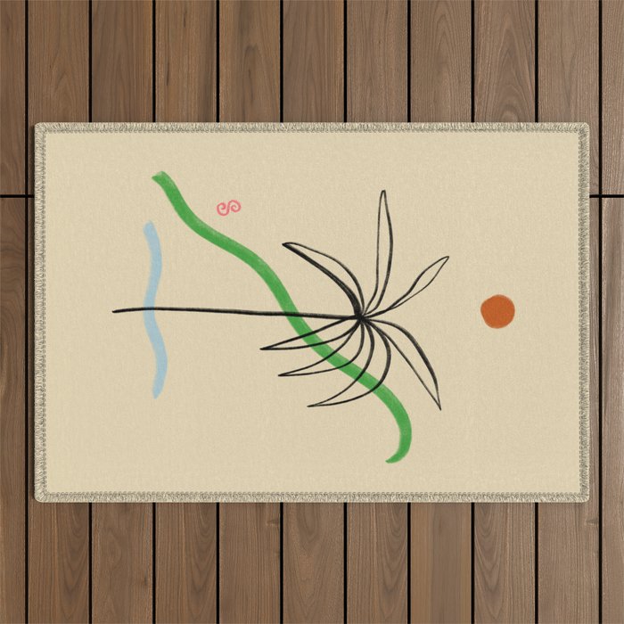 A SIMPLE TROPICAL DREAM Outdoor Rug Gallery Image 1