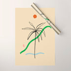 A SIMPLE TROPICAL DREAM Wrapping Paper Gallery Image 1