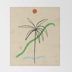 A SIMPLE TROPICAL DREAM Throw Blanket Gallery Image 2