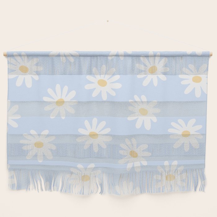 Daisies Baby Blue Wall Hanging Gallery Image 1