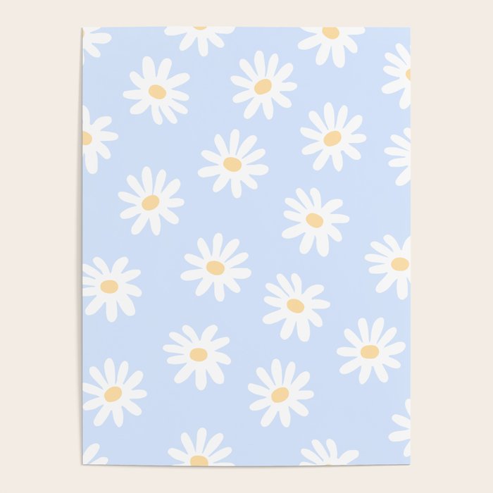 Daisies Baby Blue Poster Gallery Image 4