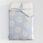 Daisies Baby Blue Duvet Cover Gallery Image 6