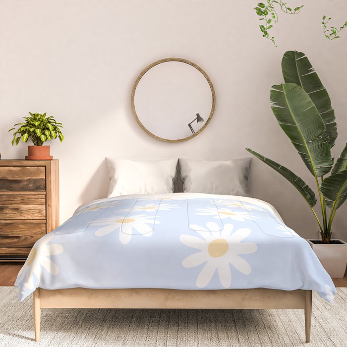 Daisies Baby Blue Comforter Gallery Image 3